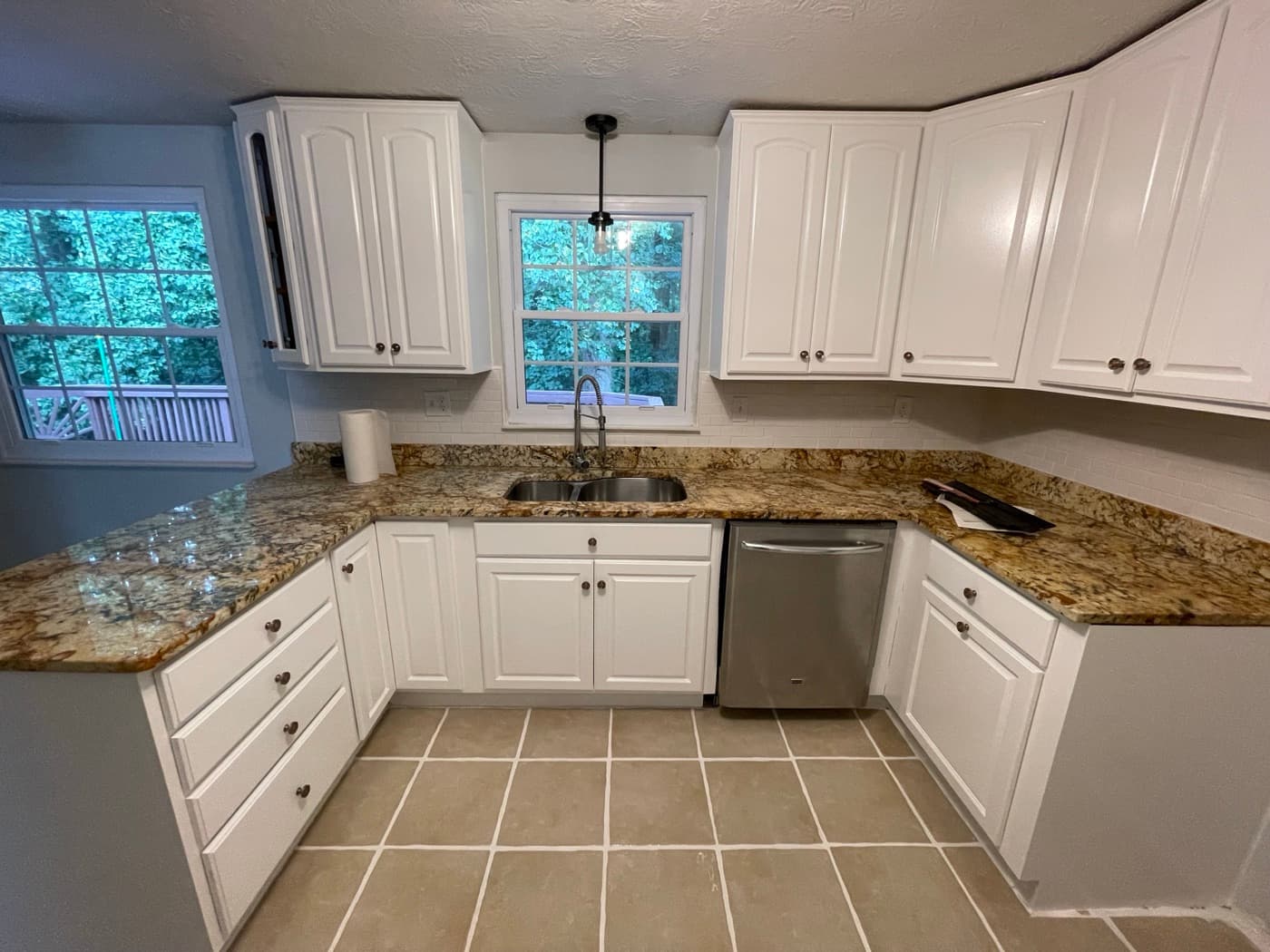 After — Kitchen Cabinet Painting